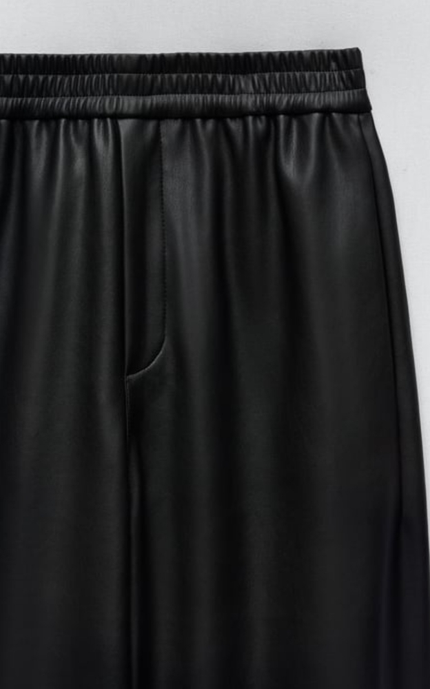 HOST PICK🎉NWT ZARA Faux Leather SLOUCHY Pants - Picture 16 of 16